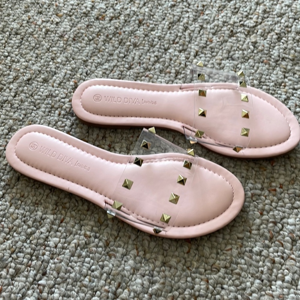 Baby pink slides